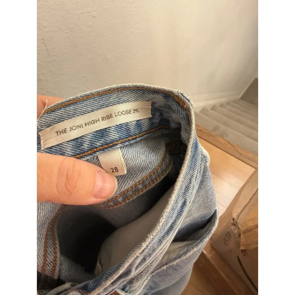 Aritzia Denim Forum 90s Joni High Rise Loose Jeans 28